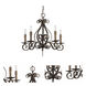 Lydia 5 Light 24 inch Russet Chandelier Ceiling Light