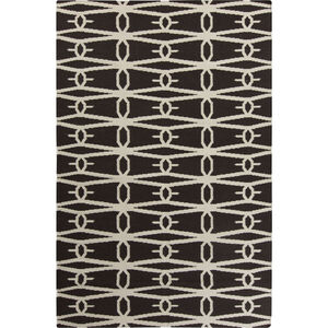 Fallon 66 X 42 inch Dark Brown, Beige Rug