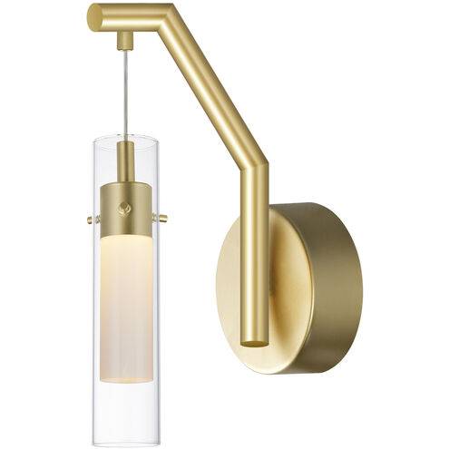 Olinda LED 5 inch Satin Gold Wall Light