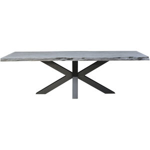 Edge 84 X 40 inch Grey Dining Table, Small