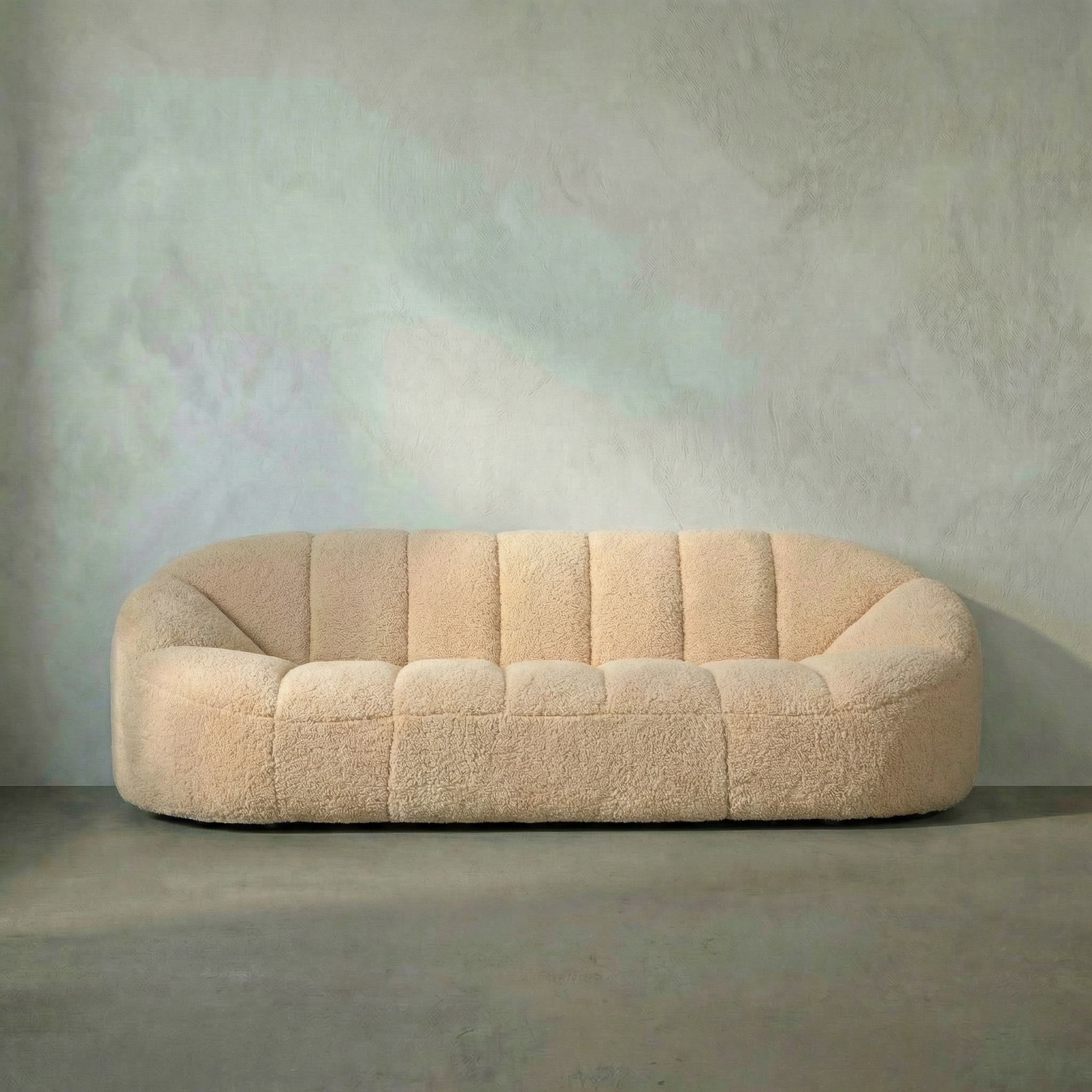 Amadeus Camel Fabric Sofa