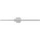 Foil LED 39.5 inch Chrome Bath Vanity Light Wall Light