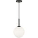 Nube LED 9 inch Midnight Black Pendant Ceiling Light