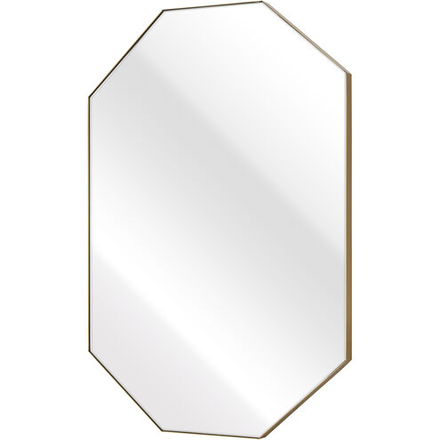 Teddy 32 X 22 inch Brass with Clear Wall Mirror
