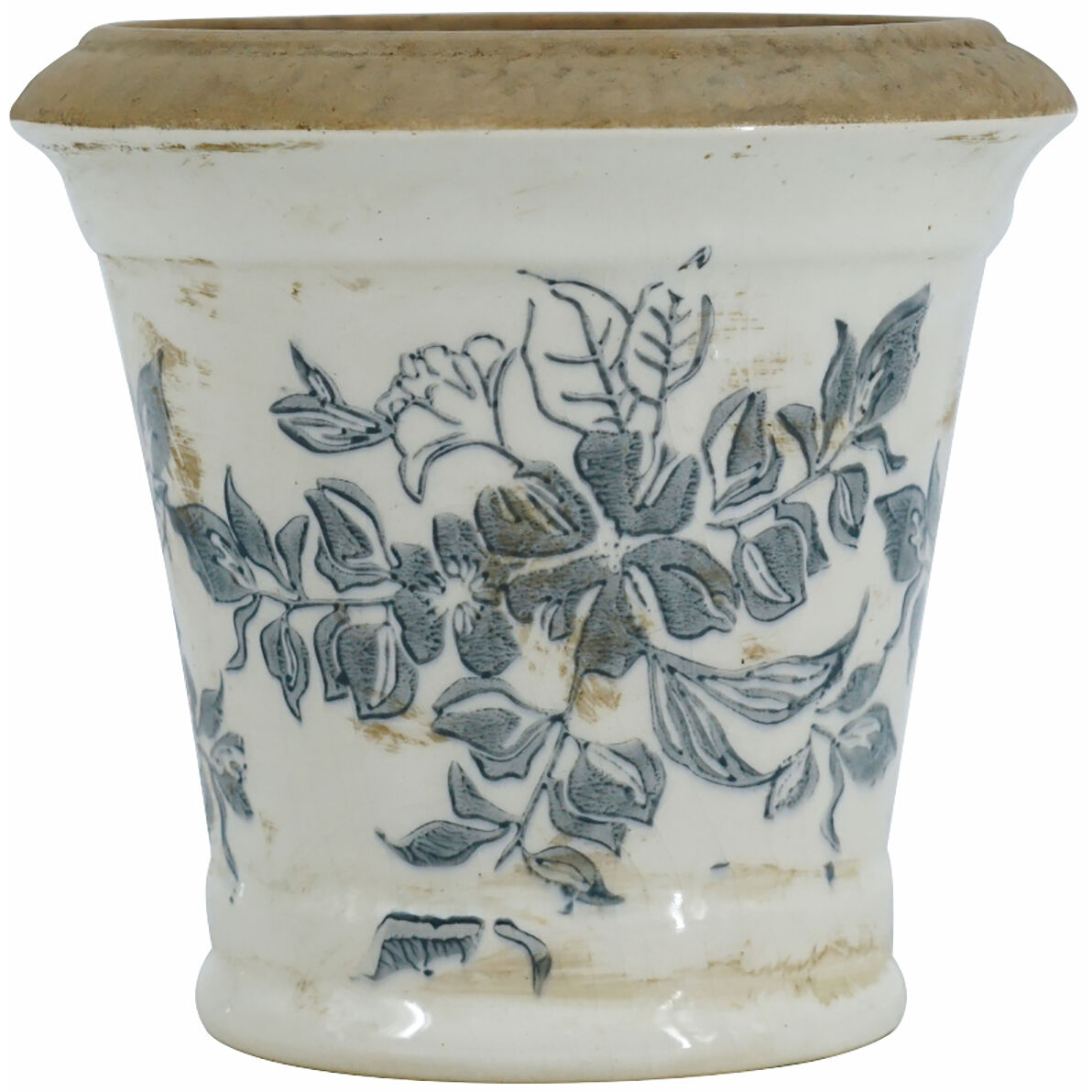 Anita Black and White Planter