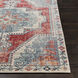 Bohemian 65 X 47 inch Red Rug in 4 x 5, Rectangle