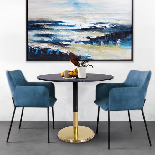 Micca Black and Gray with Gold Bistro Table