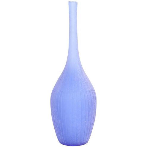 Cobalt Blue Glass 18.25 X 6 inch Vase, Medium