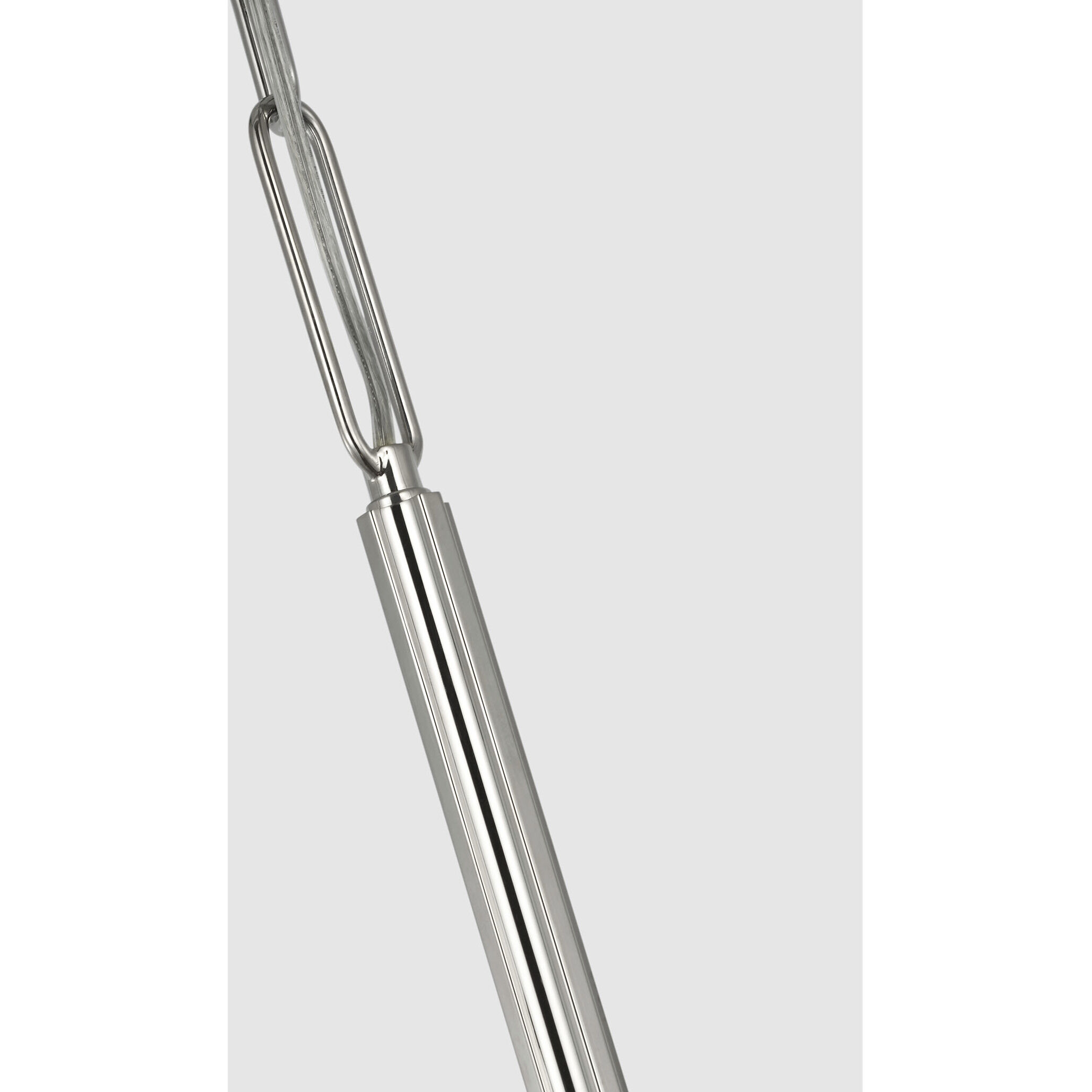 Kelly Wearstler Pedra LED 40.75 inch Polished Nickel Three Tier Shallow Chandelier Ceiling Light