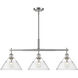 Yep Orwell Island Light Ceiling Light in Pewter, Clear Glass