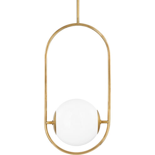Everley 1 Light 18 inch Vintage Brass Pendant Ceiling Light