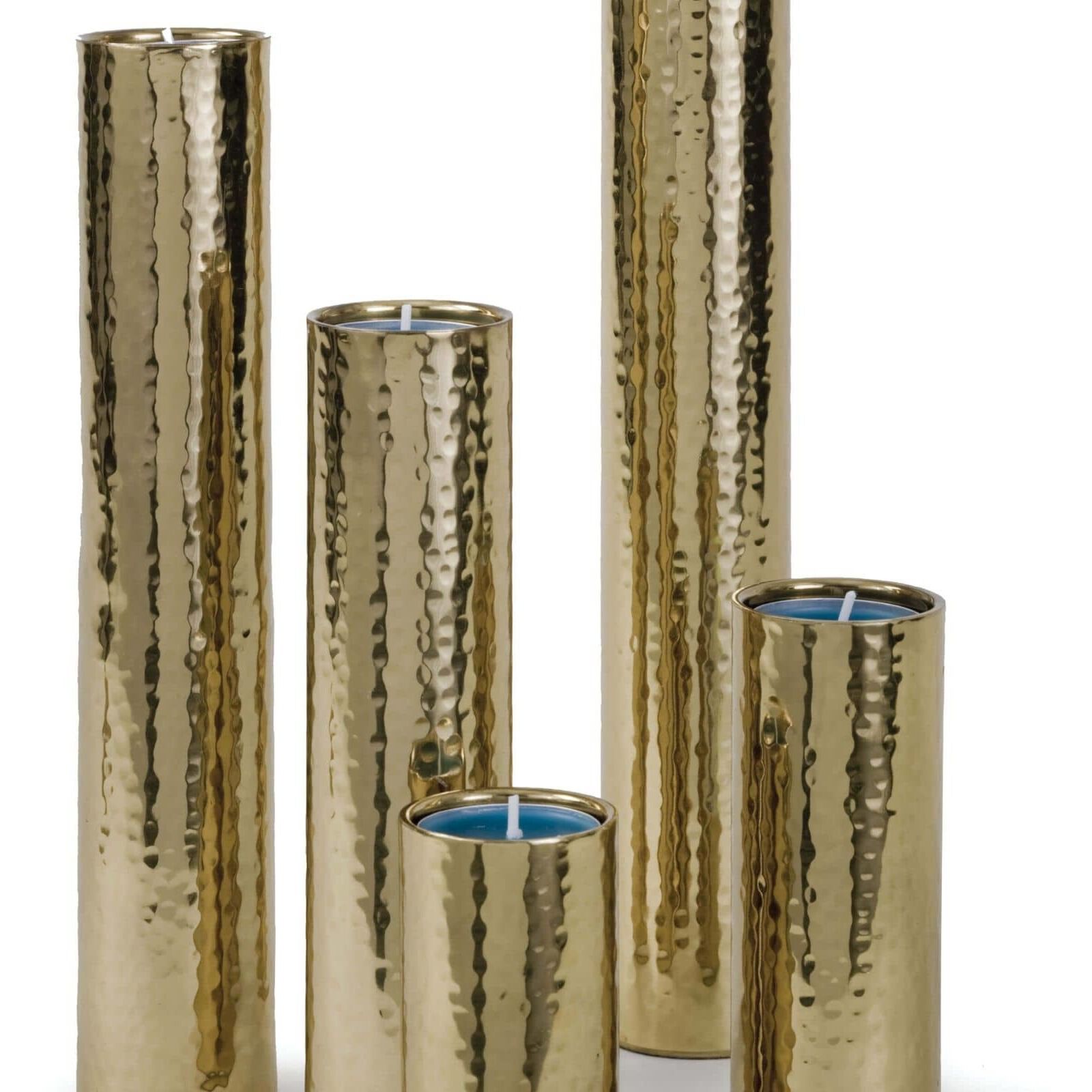 Hammered Bud 12 X 1.75 inch Vase