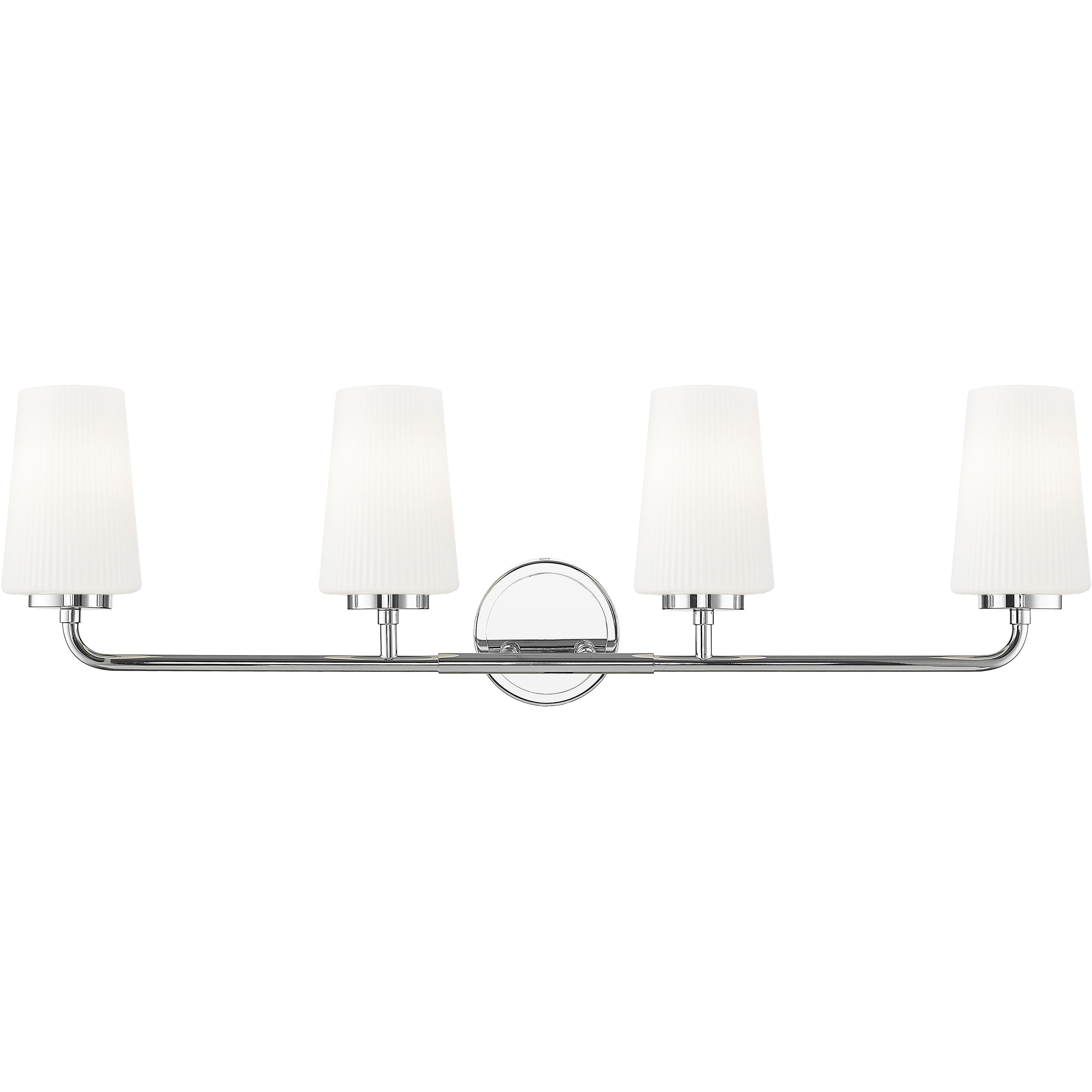 Montford 4 Light 32 inch Chrome Bath Vanity Light Wall Light