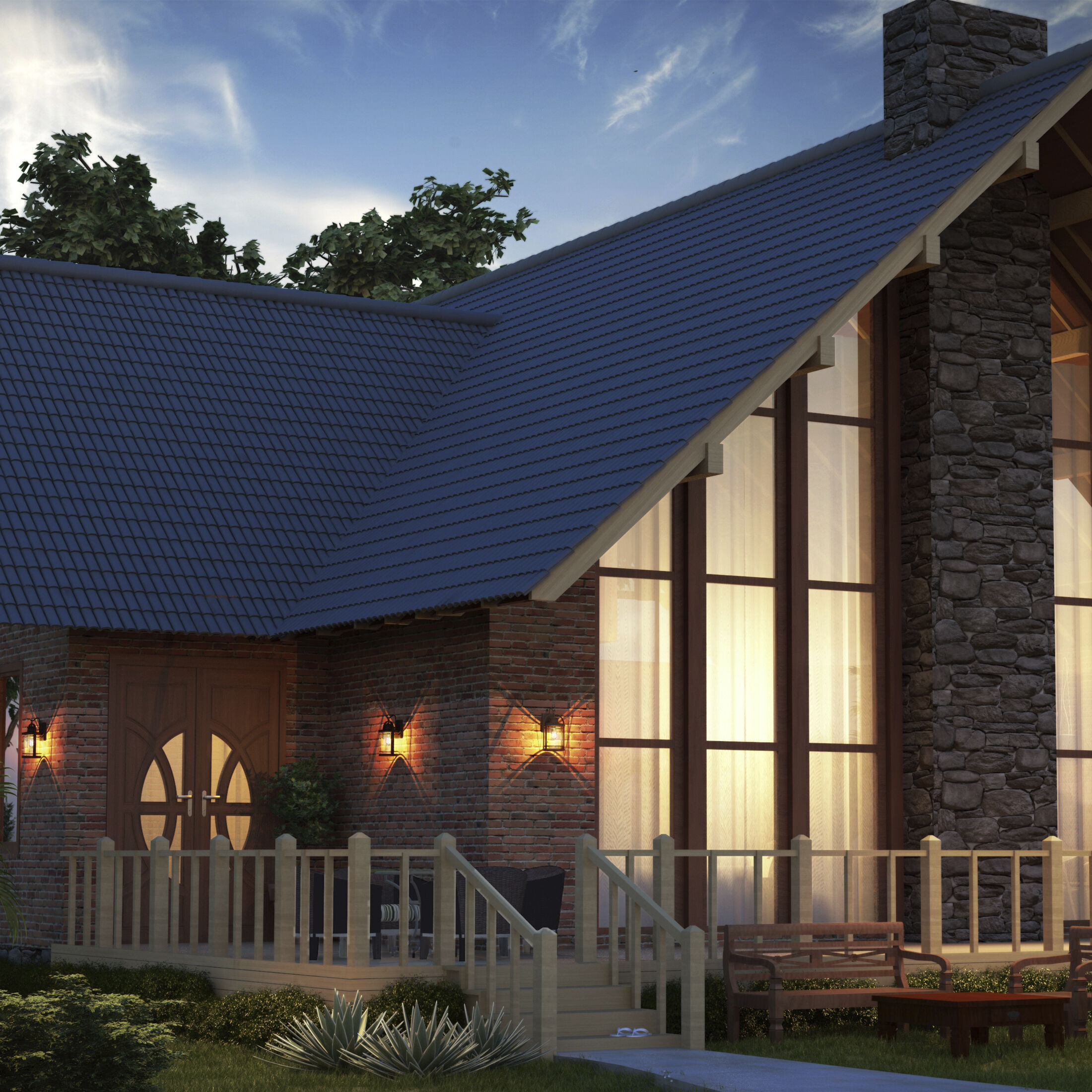 Booker 1 Light 15 inch Mystic Black Wall Lantern