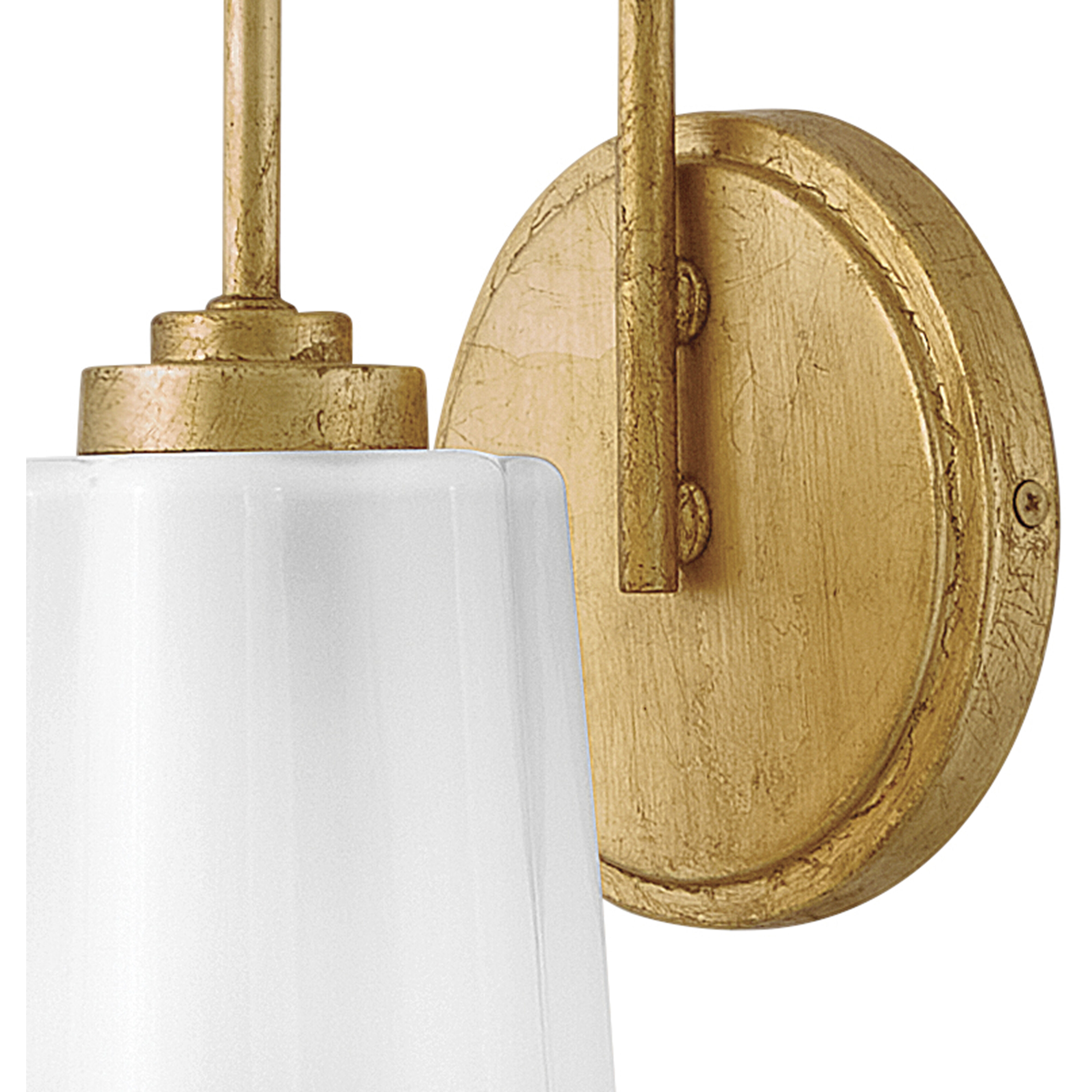Honey 1 Light 7 inch Distressed Brass Bath Light Wall Light