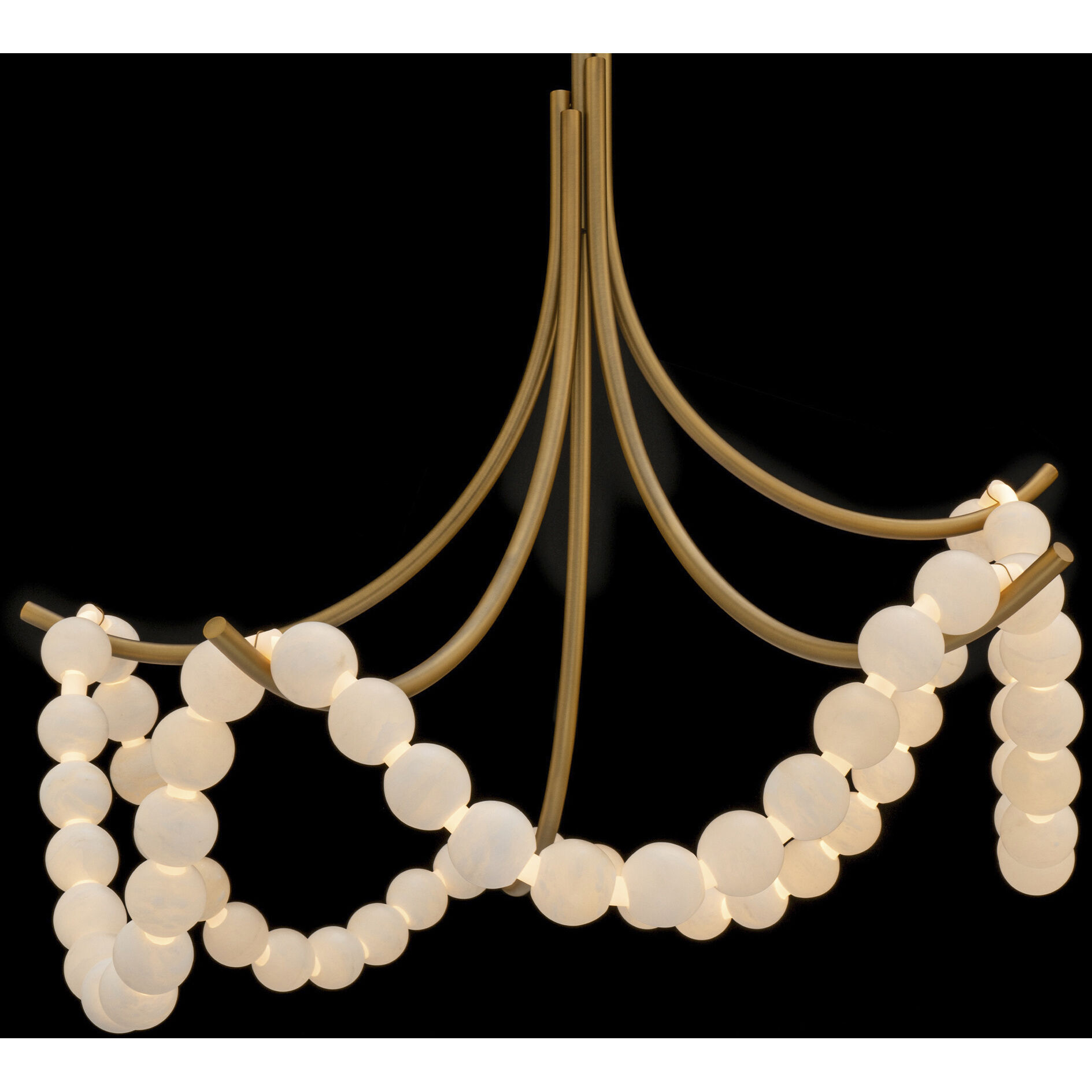 Modern Forms FM-50446-AB Parel Light 46 inch Aged Brass Semi