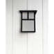 Coldwater 1 Light 8 inch Black Outdoor Wall Mount in White
