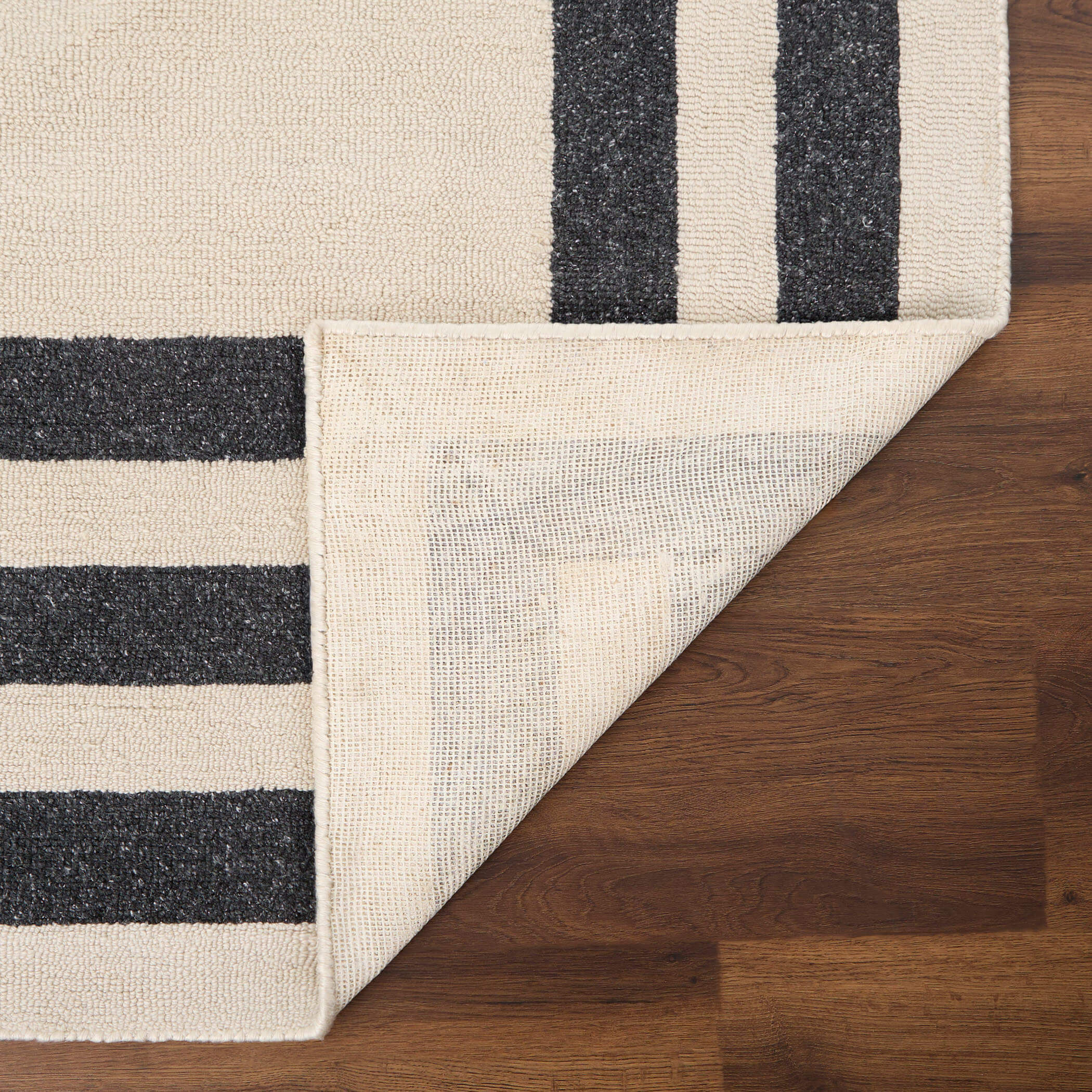 Kali 158 X 118 inch Black/White Rug in 10 x 13