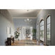 Moraine LED Polished Nickel Chandelier Ceiling Light