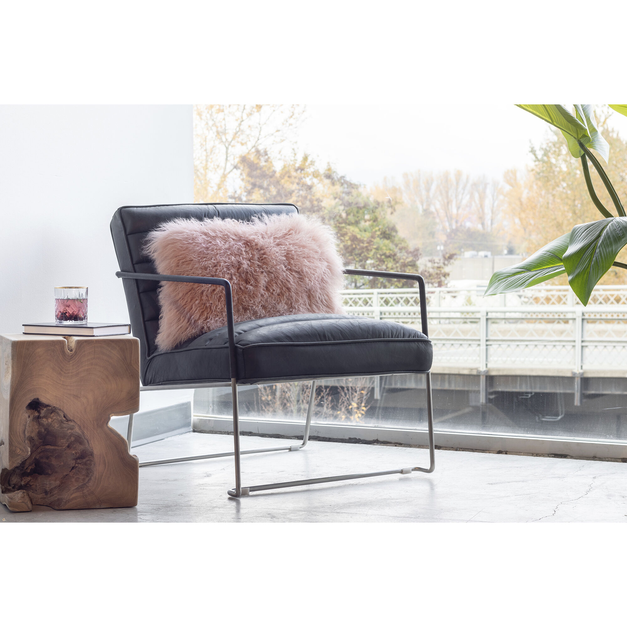 Desmond Black Club Chair