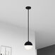 Dayana 1 Light 7 inch Matte Black Pendant Ceiling Light