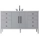 Blakely 60 X 34 inch Grey Bathroom Vanity Cabinet