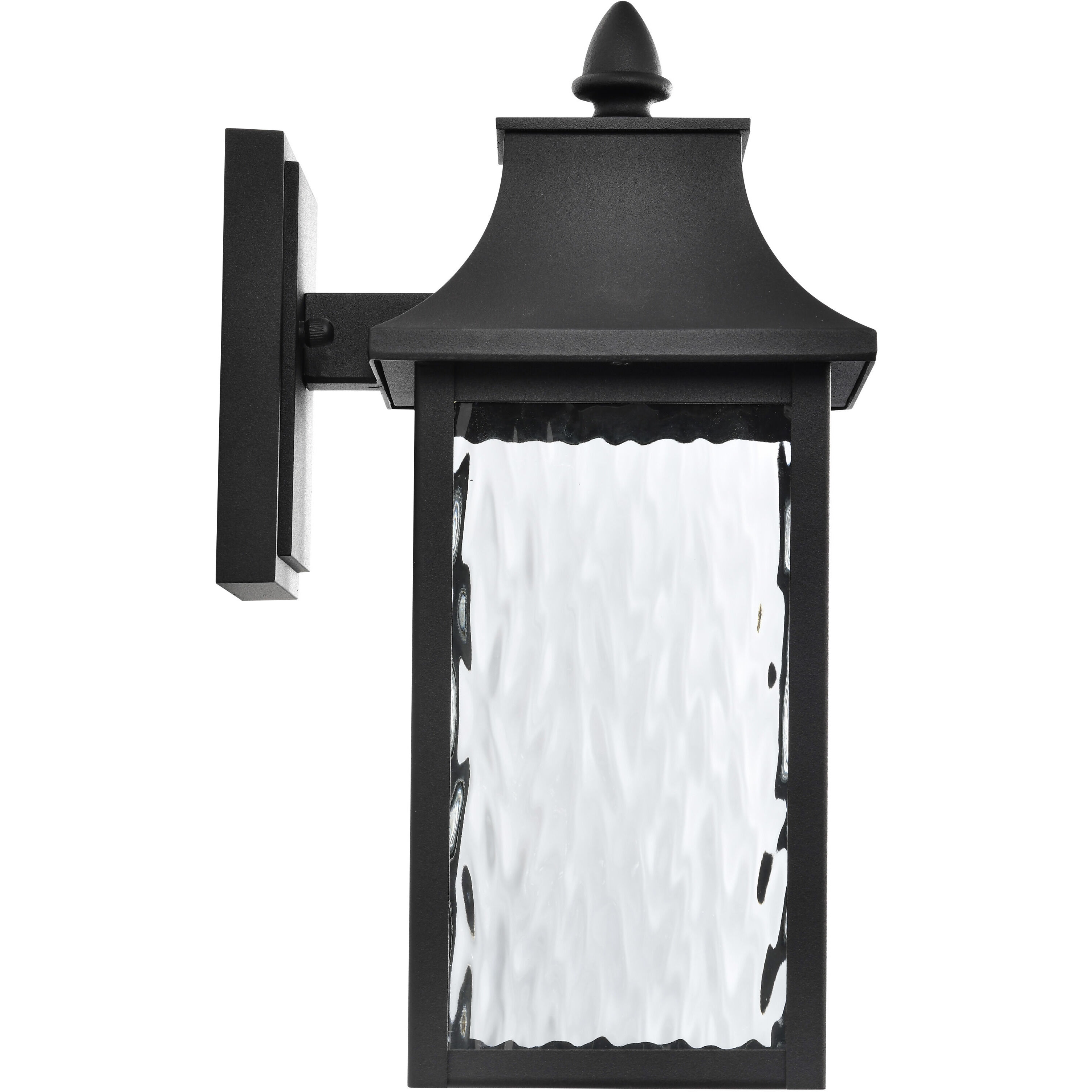 Austen LED 13.25 inch Matte Black Outdoor Wall Sconce