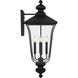 Farley 4 Light 30.5 inch Matte Black Outdoor Wall Lantern