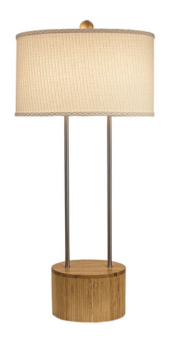 Thumprints Nandina 2 Light Table Lamp in Bamboo Wood 1103-ASL-2067