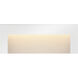 Taper 12v 2.50 watt Satin White Landscape Deck Sconce, Horizontal