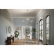 Moraine LED Polished Nickel Chandelier Ceiling Light
