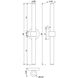 Reveal Outdoor LED 28 inch Black Outdoor Wall Mount