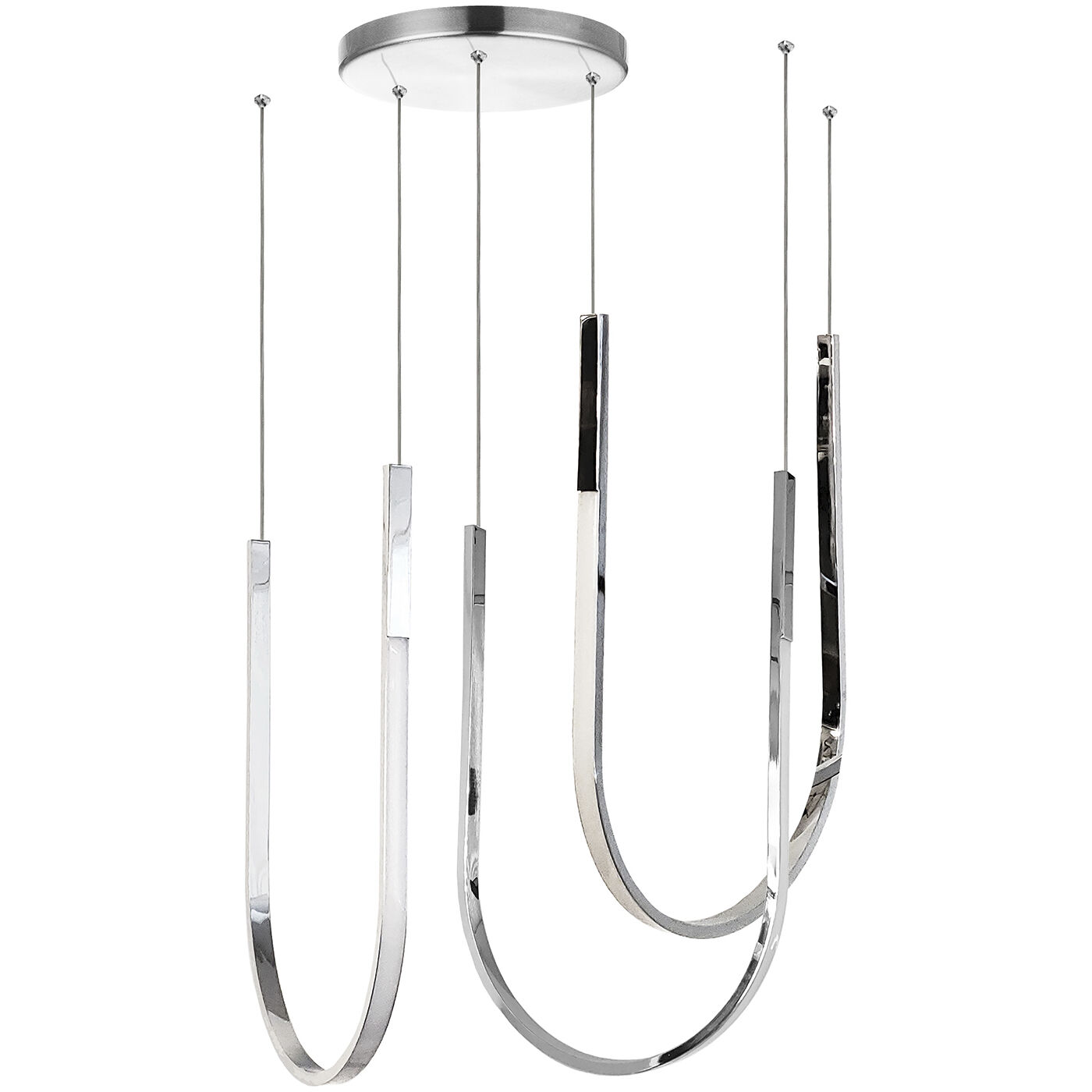 Pacari LED 27 inch Polished Chrome Horizontal Pendant Ceiling Light