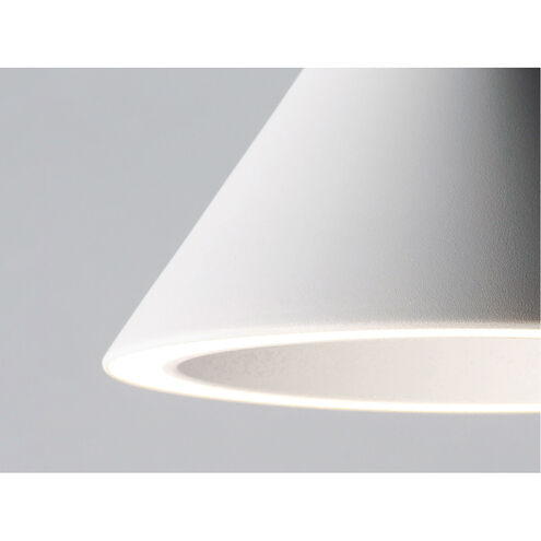Abyss LED 15.75 inch Matte White Single Pendant Ceiling Light