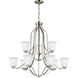 Emmons 9 Light 35 inch Brushed Nickel Chandelier Ceiling Light