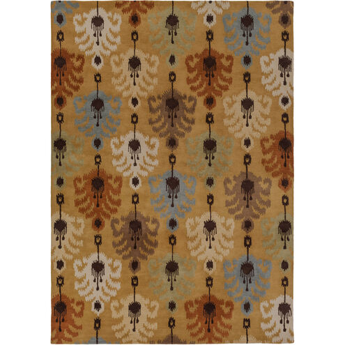 Matmi 156 X 108 inch Tan, Camel, Dark Brown, Khaki, Denim, Sage Rug