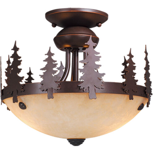 Yosemite LED Burnished Bronze Fan Light Kit