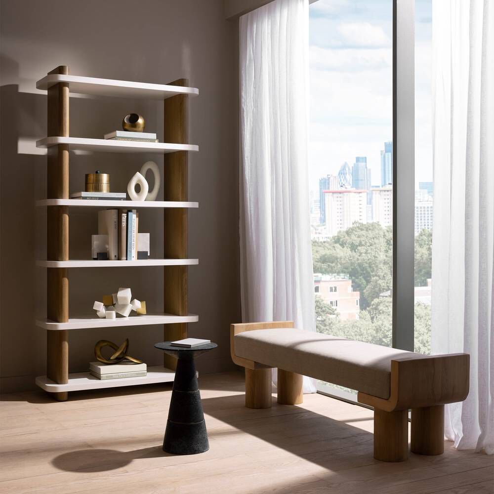 Verwall 12.5 inch Charcoal Accent Table