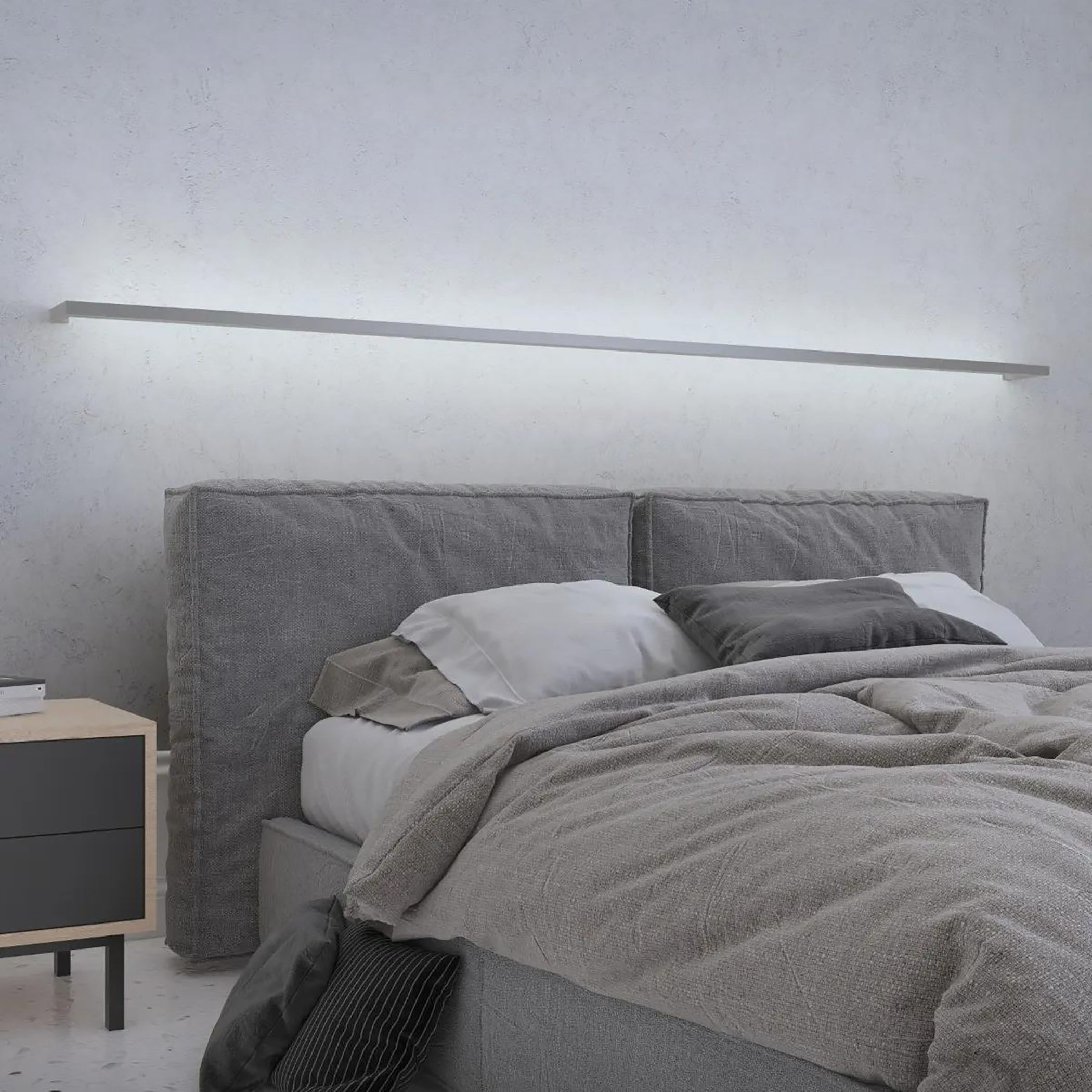 Thin-Line LED 48 inch Bright Satin Aluminum Wall Light