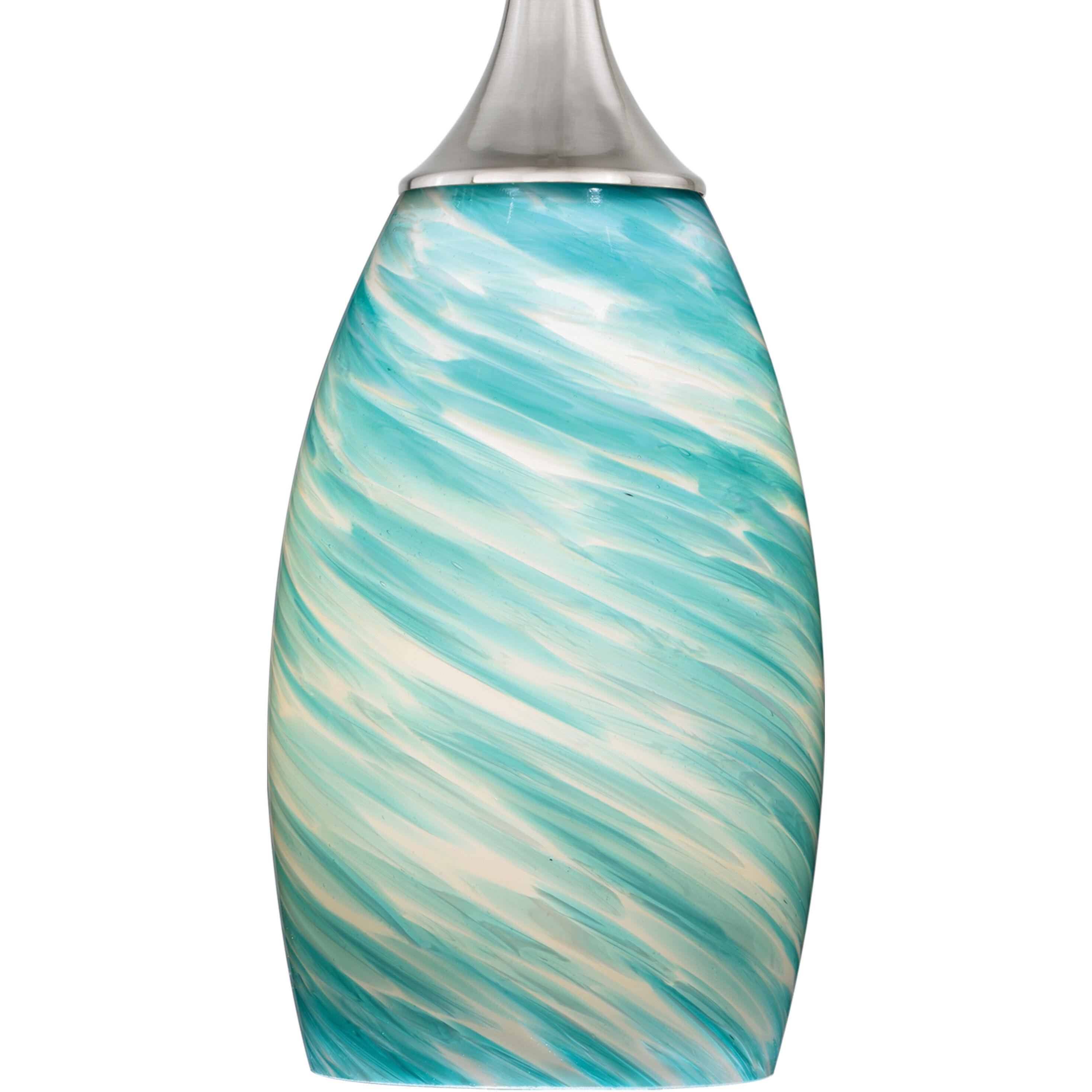 Milano LED 4.75 inch Satin Nickel Mini Pendant Ceiling Light