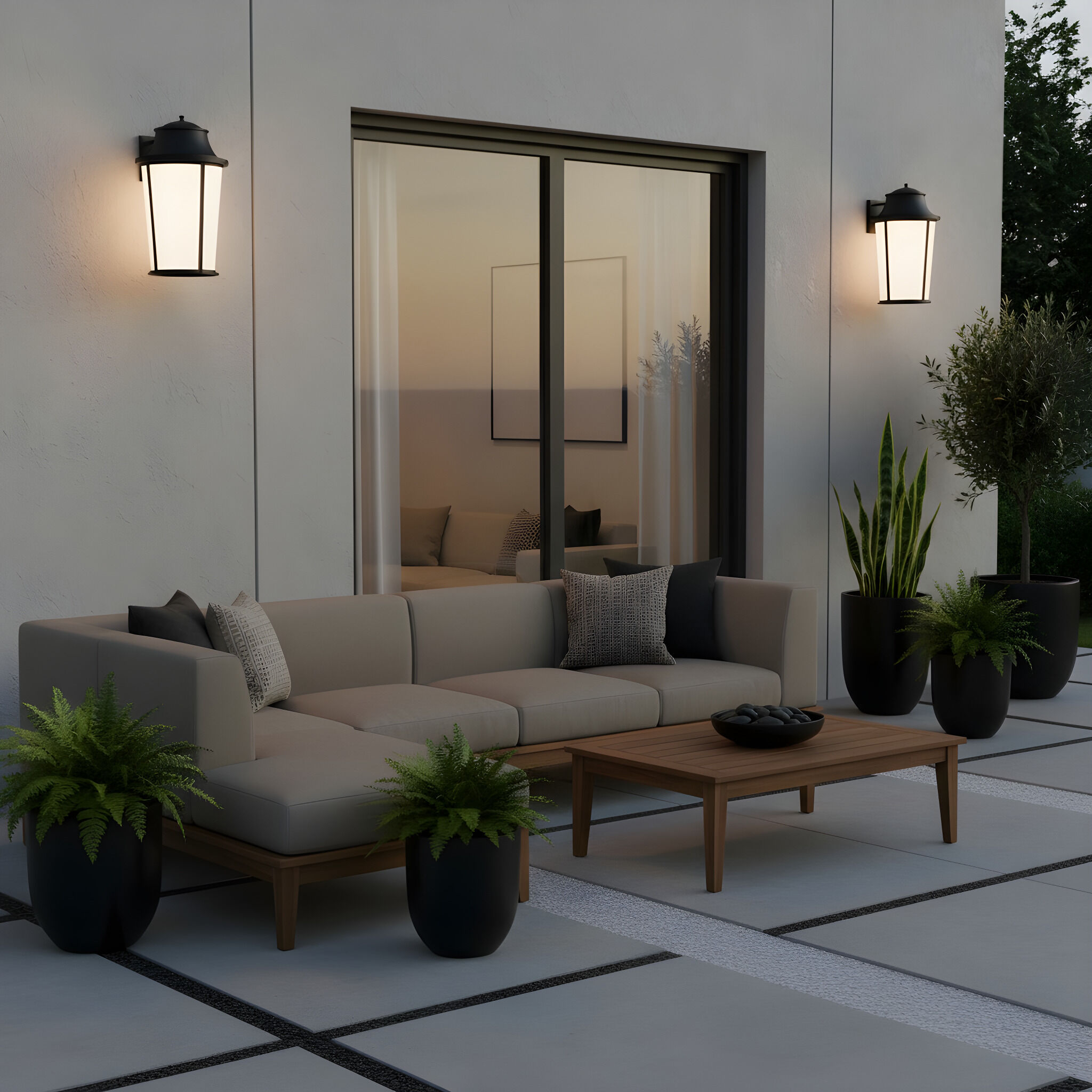 Portola 1 Light 24.13 inch Textured Black Outdoor Wall Lantern, Extra Large