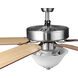 Builder 52 inch Brushed Nickel with Cherry/Natural Cherry Blades Ceiling Fan