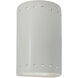 Ambiance Collection LED 9.5 inch Matte White Outdoor Wall Sconce