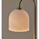 Alcott 13 inch 50 watt Antique Brass Candlewarmer Lamp Portable Light, Simplee Adesso