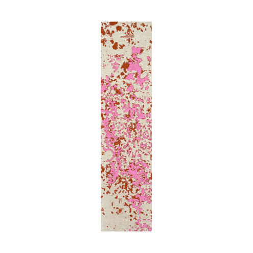Egypt 96 X 24 inch Bright Pink Indoor Runner, Runner