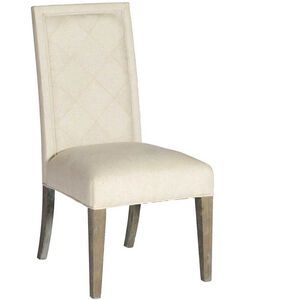 Verona Burnished Oak / Sunbrella Linen Dove Dining Chair