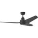 Ruhlmann 52 inch Midnight Black Indoor/Outdoor Smart Ceiling Fan