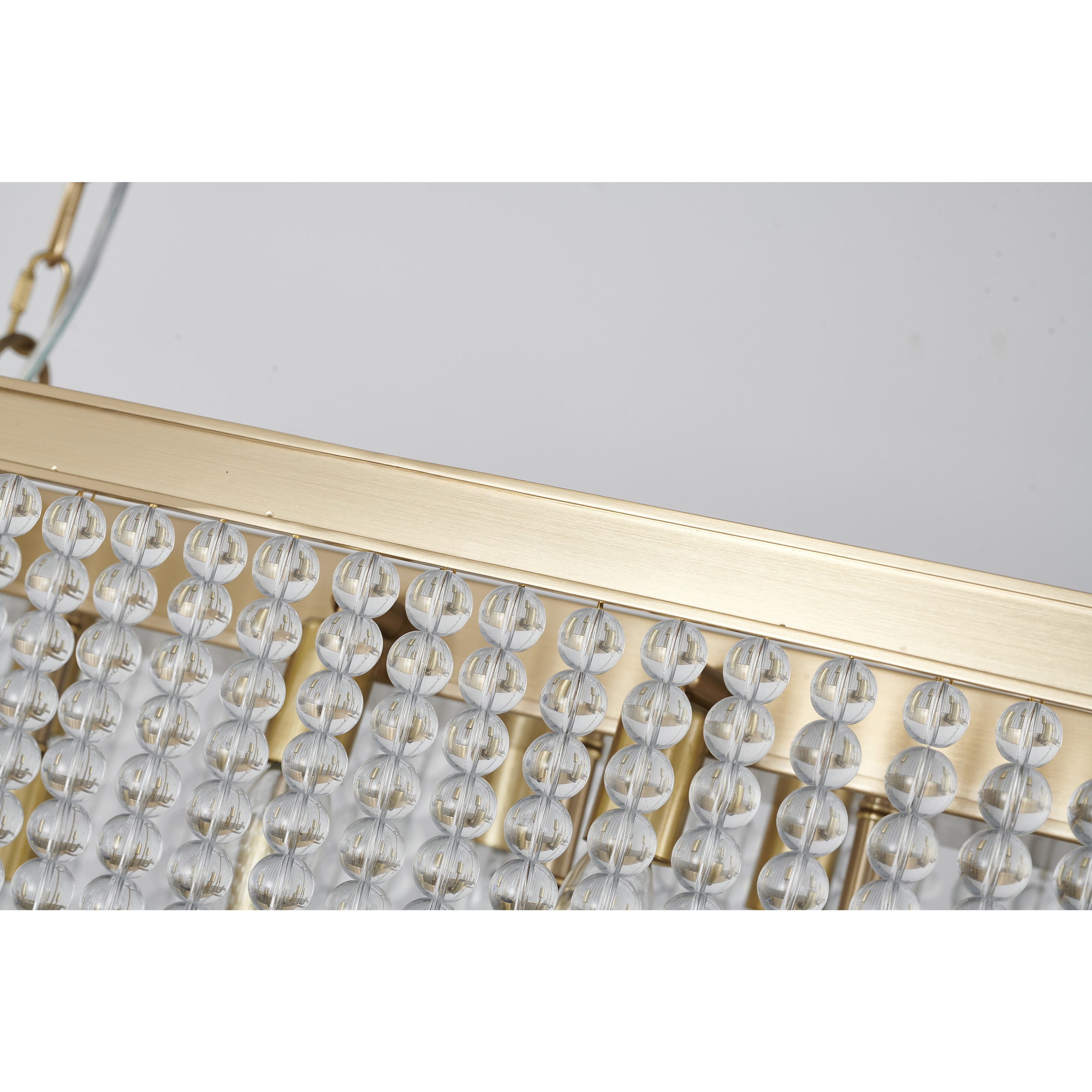 Canada LED 16 inch Gold Chandelier Ceiling Light in Satin Black