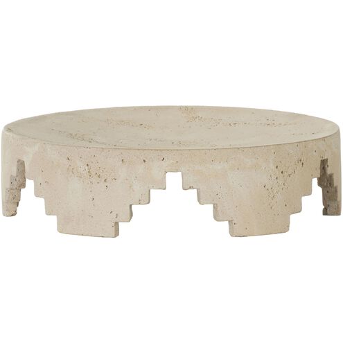 Cornwall Faux Travertine Centerpiece