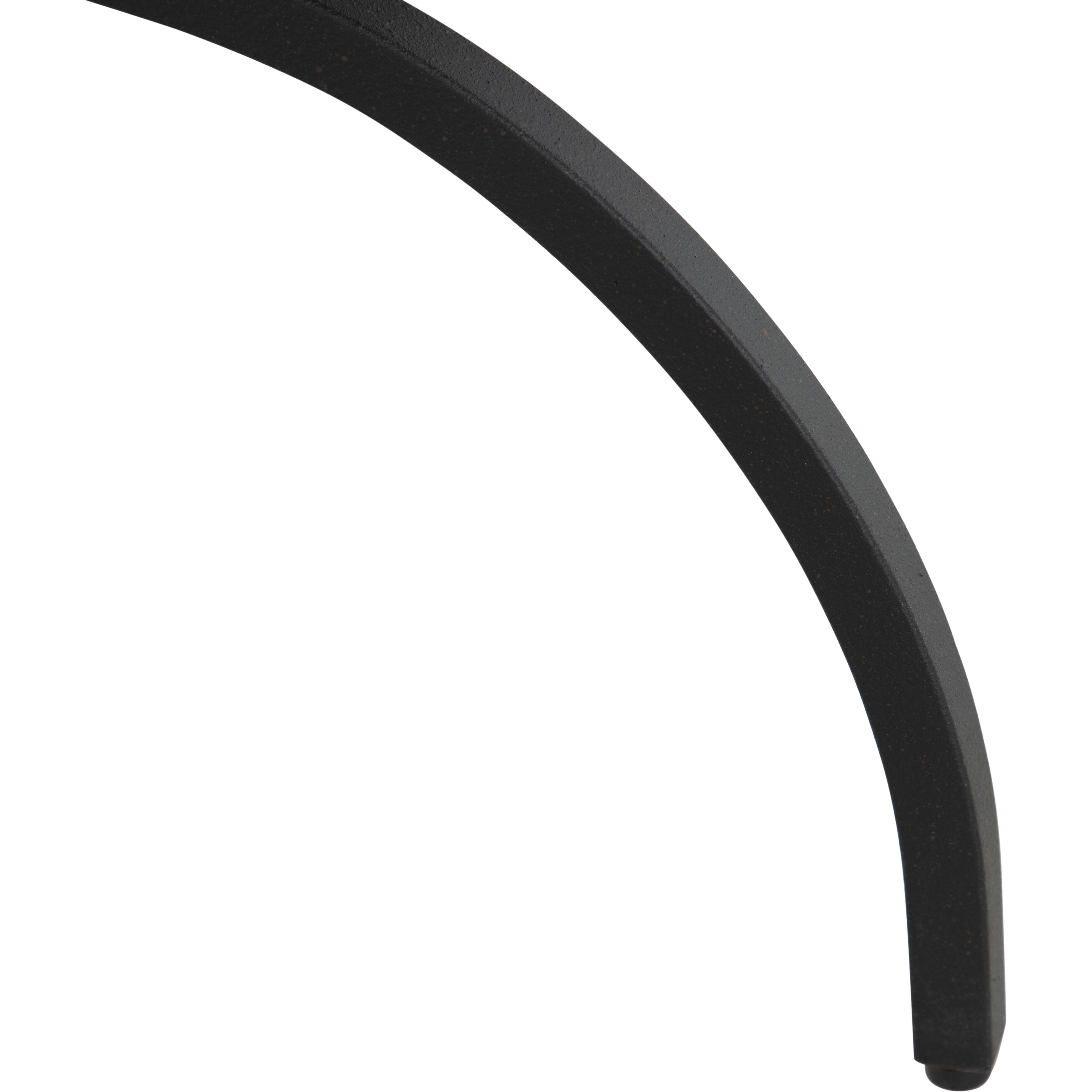 Galvin 21.38 inch Light Grey Leather / Textured Black / Brushed Brass Ottomans Stool